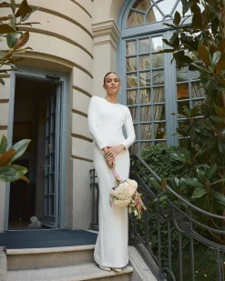 Shop Robe de Mariée Longue Alba MariÉe|Mariée