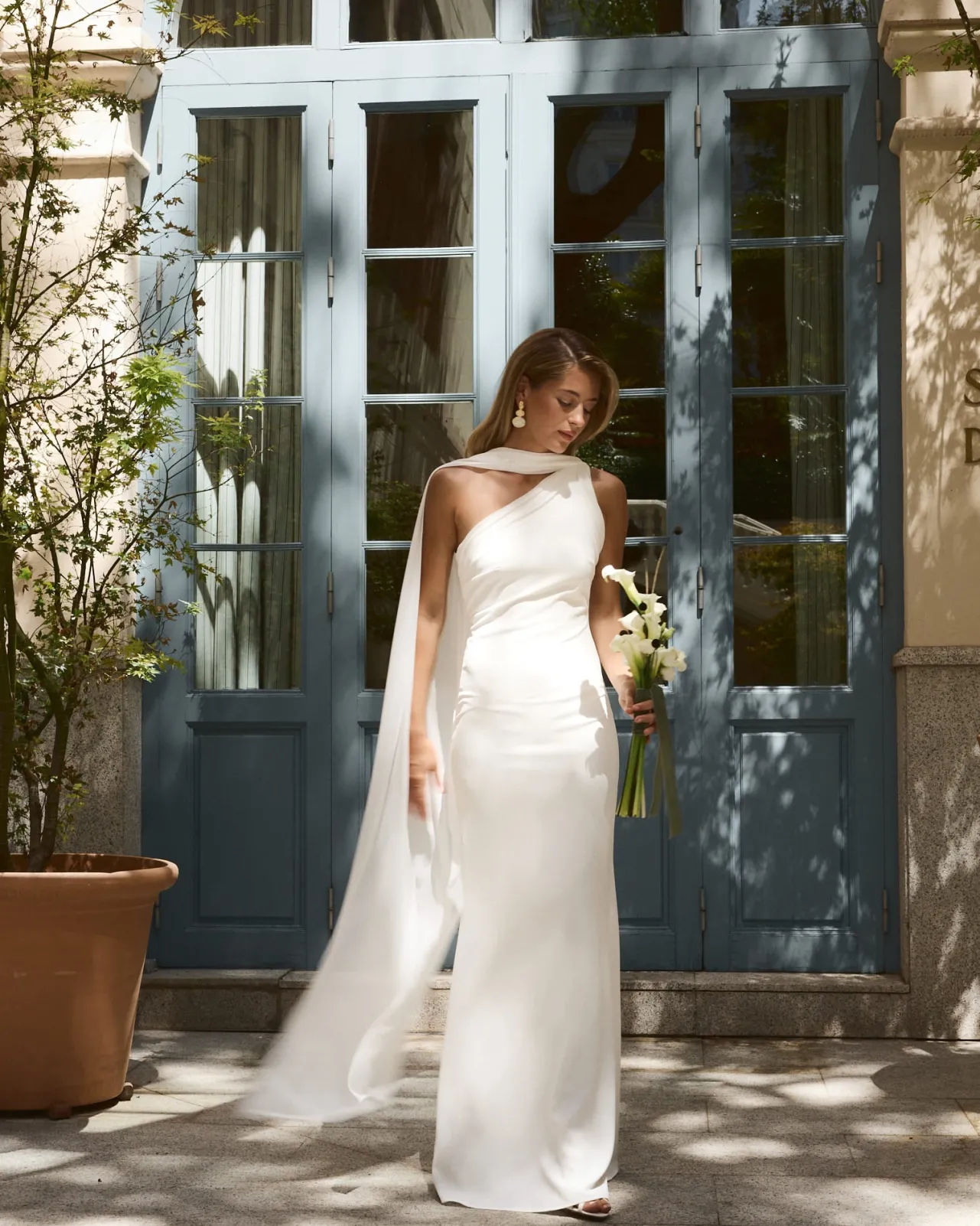 Outlet Robe de Mariée Longue Helena Remise Des Diplômes|MariÉe