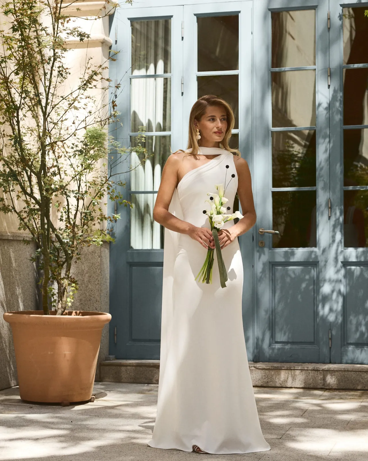 Outlet Robe de Mariée Longue Helena Remise Des Diplômes|MariÉe