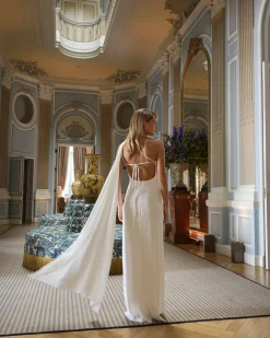 Store Robe de Mariée Longue Lotus Remise Des Diplômes|MariÉe