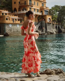 Fashion Robe Hanna Orange Outlet|Invité Mariage