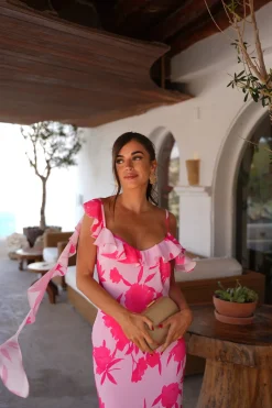 Best Sale Robe Hanna rose Outlet|Invité Mariage