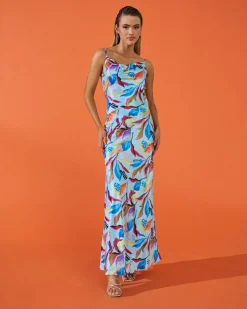 Store Robe Hera à imprimé tropical Outlet|Invité Mariage