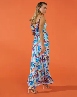 Store Robe Hera à imprimé tropical Outlet|Invité Mariage