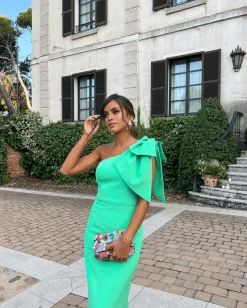 Best Robe longue pétale verte Communions Ou Baptêmes|Invité Mariage