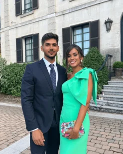 Best Robe longue pétale verte Communions Ou Baptêmes|Invité Mariage