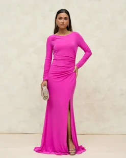 Shop Robe Éloïse fuchsia Outlet|Remise Des Diplômes