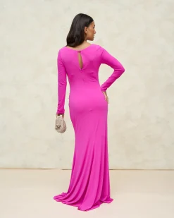 Shop Robe Éloïse fuchsia Outlet|Remise Des Diplômes