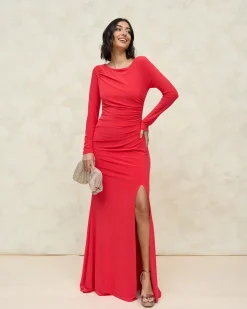 Shop Robe Éloïse Rouge Outlet|Remise Des Diplômes