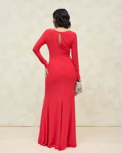 Shop Robe Éloïse Rouge Outlet|Remise Des Diplômes
