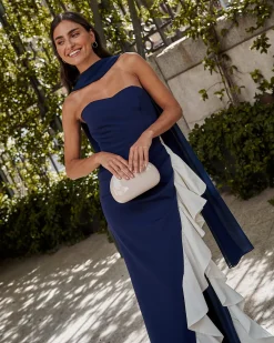 Cheap Robe Macarena Bleu Marine Remise Des Diplômes|Invité Mariage