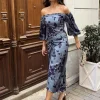 Hot Robe Mary à Imprimé Floral Gris Remise Des Diplômes|Communions Ou Baptêmes