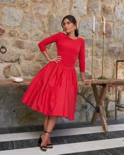 Online Robe Marylin rouge Outlet|Remise Des Diplômes
