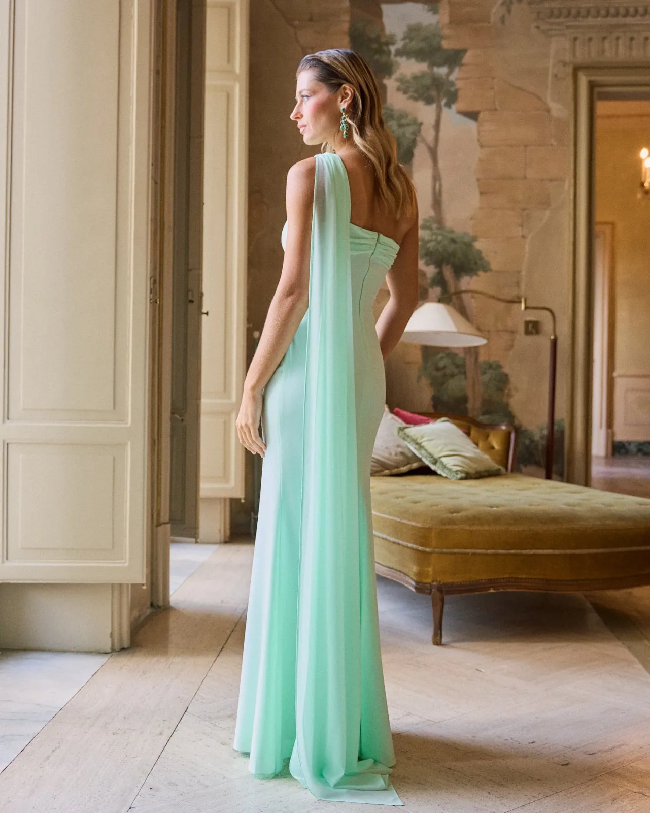 Online Robe Maxi Helena Vert Menthe Invité Mariage|Robes