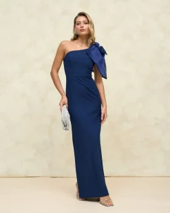 Discount Robe Maxi Pétalo Marine Remise Des Diplômes|Communions Ou Baptêmes