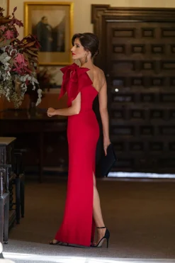 Best Sale Robe Maxi Pétalo Rouge Remise Des Diplômes|Communions Ou Baptêmes