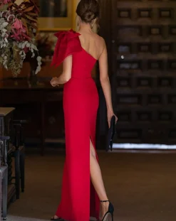 Best Sale Robe Maxi Pétalo Rouge Remise Des Diplômes|Communions Ou Baptêmes
