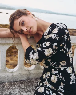 Outlet Robe Midi Noire Xulia Remise Des Diplômes|Invité Mariage