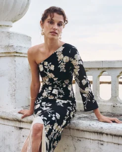 Outlet Robe Midi Noire Xulia Remise Des Diplômes|Invité Mariage
