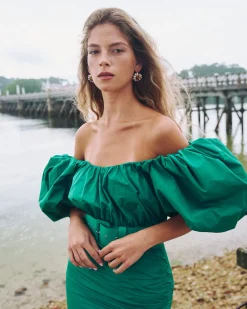 Cheap Robe Midi Sabela Verte Outlet|Remise Des Diplômes