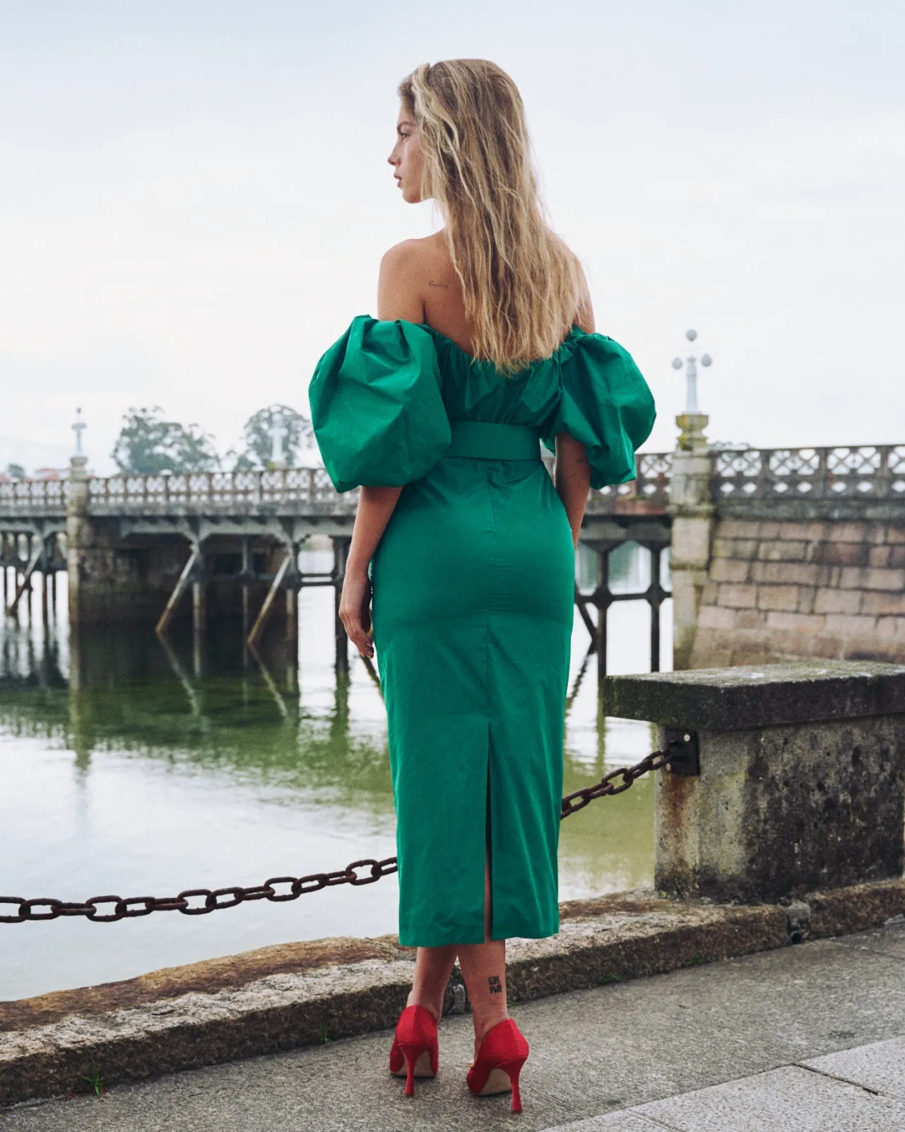 Cheap Robe Midi Sabela Verte Outlet|Remise Des Diplômes