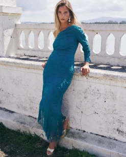 Best Sale Robe Midi Xulia Turquoise Remise Des Diplômes|Invité Mariage