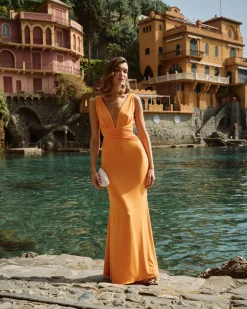 Flash Sale Robe Nicole Mangue Outlet|Invité Mariage