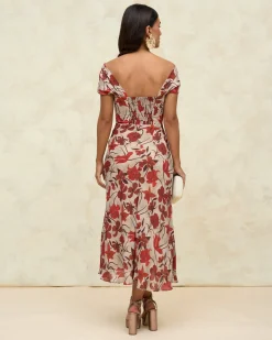 Discount Robe Reme à imprimé floral Outlet|Robes