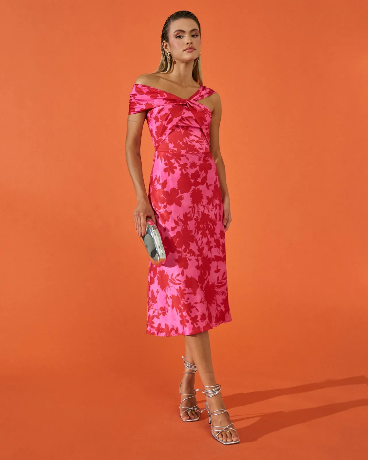 Sale Robe Reme Rose à Fleurs Outlet|Communions Ou Baptêmes