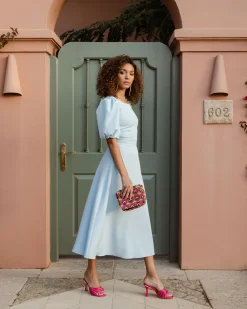 New Robe soleil bleu clair Outlet|Robes