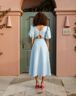 New Robe soleil bleu clair Outlet|Robes