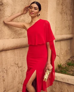 Shop Robe thaïlandaise rouge Outlet|Robes