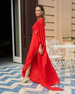Fashion Robe Valentina rouge Outlet|Remise Des Diplômes