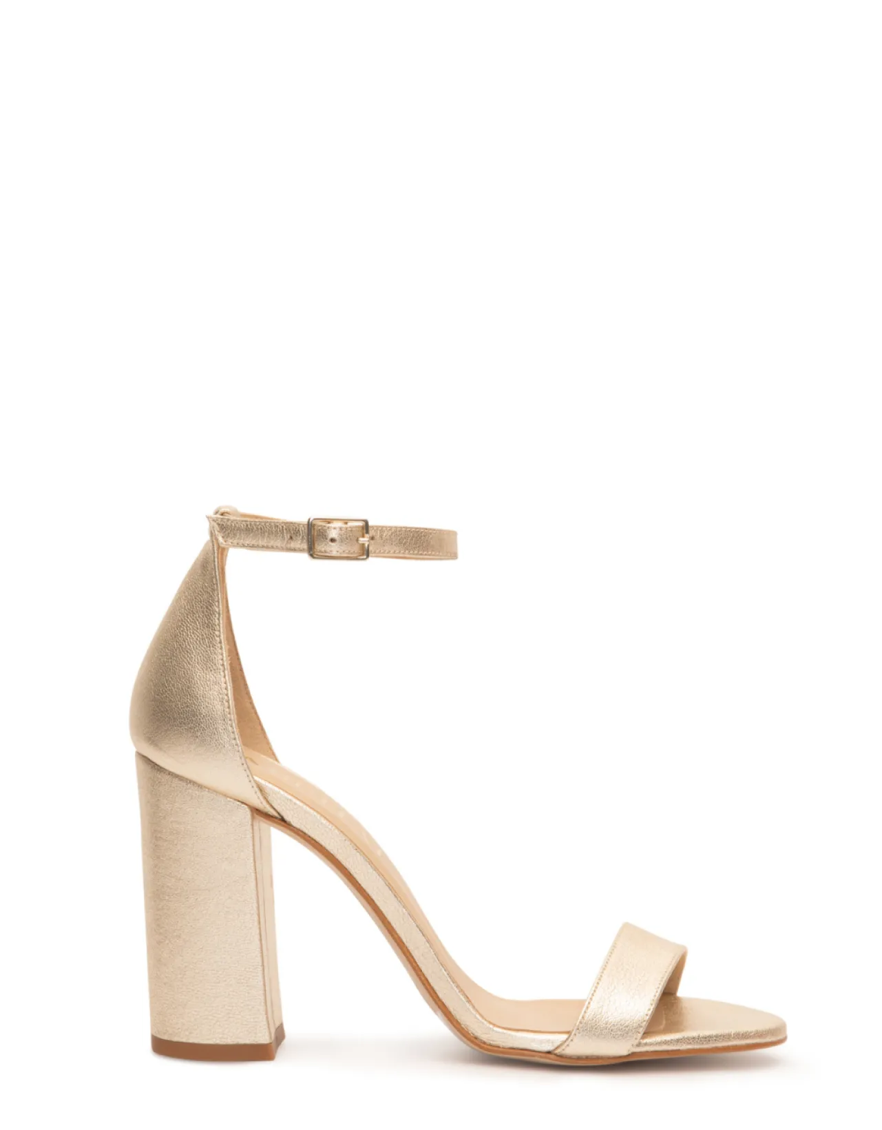 Fashion Sandales en cuir Garbo dorées Chaussures