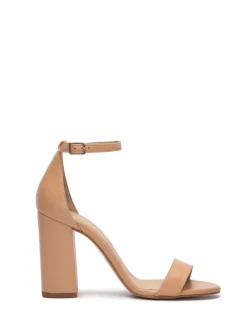 Hot Sandales en cuir Garbo Nude Chaussures