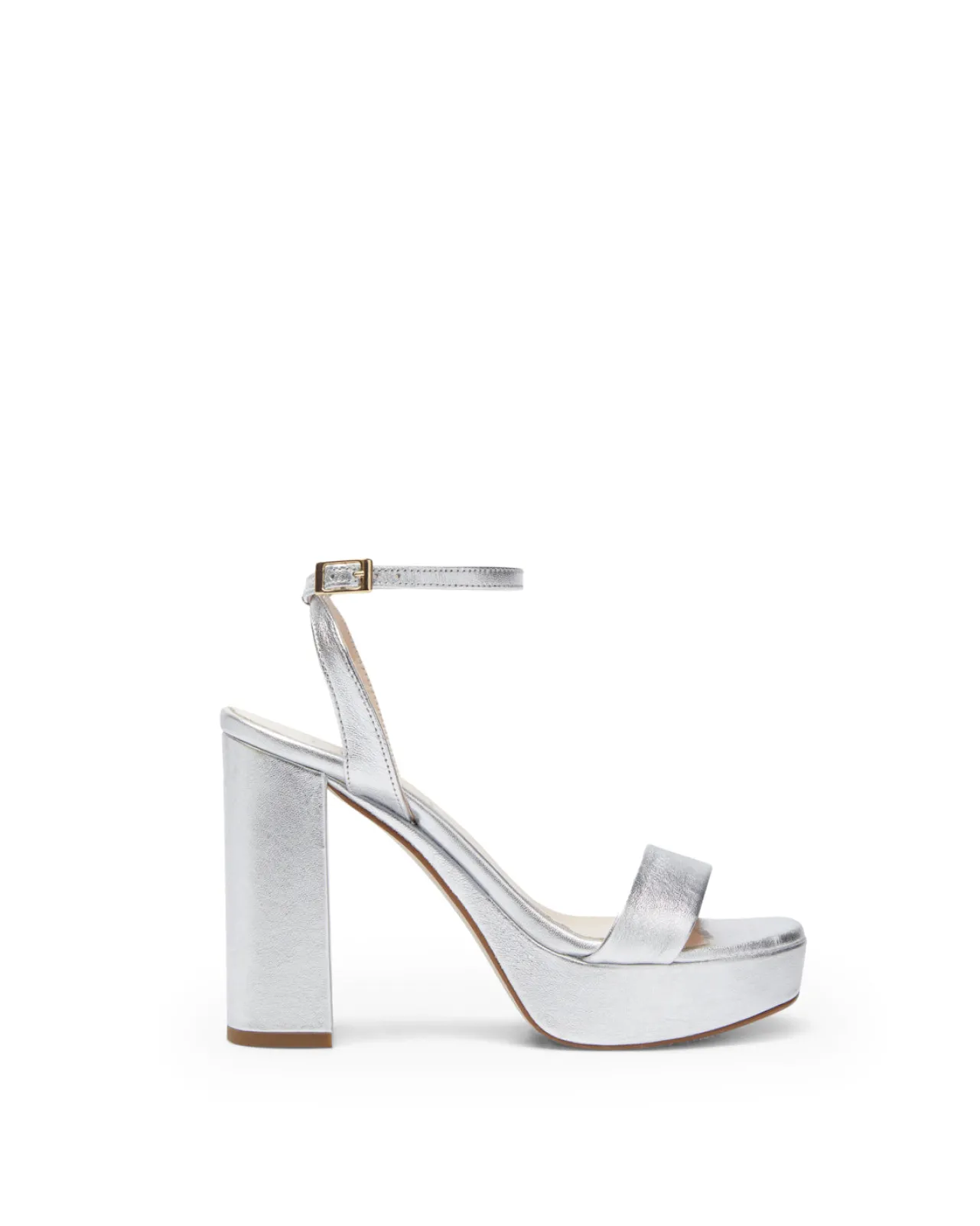 Flash Sale Sandales en cuir Zahara argentée Chaussures