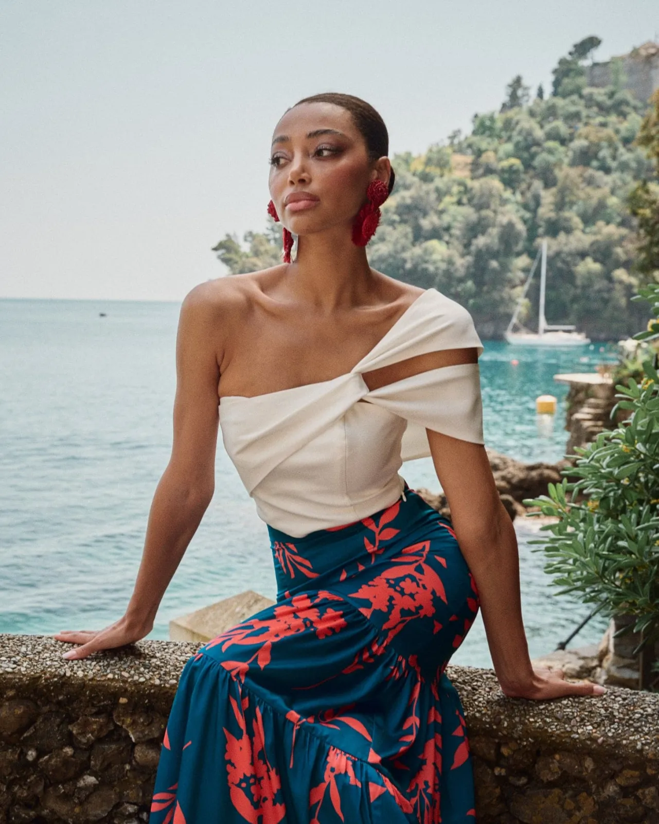 Flash Sale Top Asymétrique Gabi Blanc Communions Ou Baptêmes|Invité Mariage