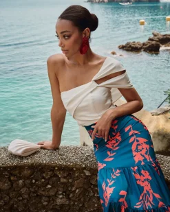 Flash Sale Top Asymétrique Gabi Blanc Communions Ou Baptêmes|Invité Mariage