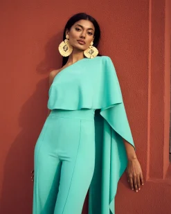 Hot Top Thai Vert Tiffany Invité Mariage|Tops Et Chemises
