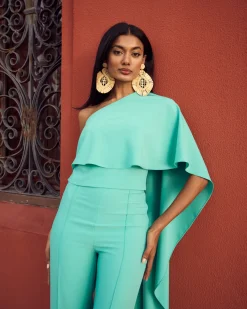 Hot Top Thai Vert Tiffany Invité Mariage|Tops Et Chemises