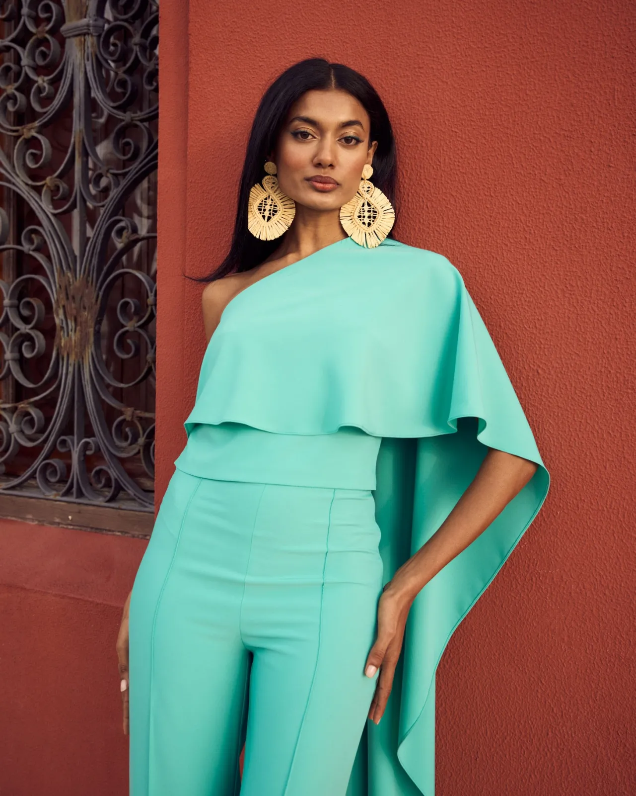 Hot Top Thai Vert Tiffany Invité Mariage|Tops Et Chemises