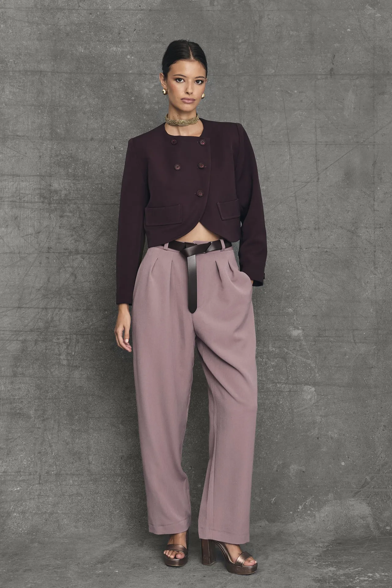 Store Veste Camden Aubergine Remise Des Diplômes|Communions Ou Baptêmes