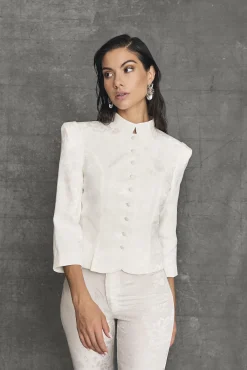 Best Sale Veste Chelsea Blanche Remise Des Diplômes|Communions Ou Baptêmes